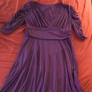 🤡 5 for 20 🤡 Purple stretchy dress Size L/XL